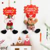 Weihnachts-Hängedekoration Weihnachtsmann Schneemann Anhänger Neujahr Hausparty Deko Weihnachtsbaum Zubehör Navidad 2025 Zubehör