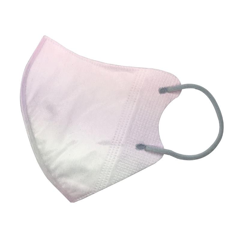 3D Soft-Color Mask: High-Profile, Ear-Friendly, Breathable, Disposable, Three-Layer Japanese Design