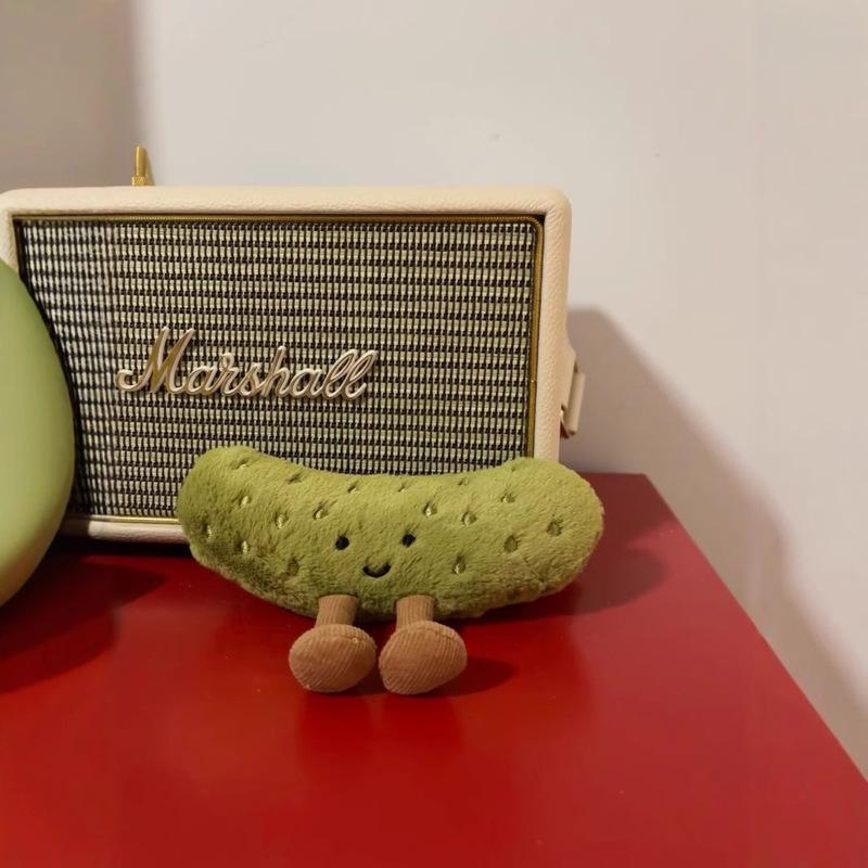 Cute Pickle Fun Stuffed Pickle Plush Toys Comfort Soothing Doll Exquisite Ornament Pillow Home Decorations Kawaii Girl Gift