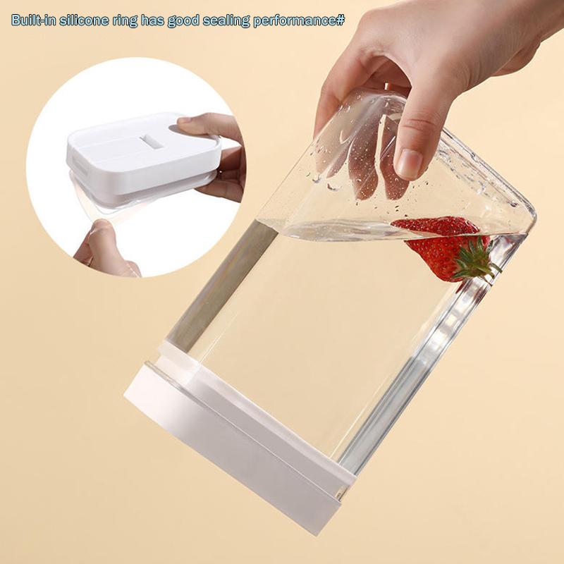 Plastic Sealed Jar Transparent Leakproof Moisture-Proof Kitchen Organizer Storage Box For Pasta Grain Snack Food Seasonings