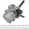 Compatible with PZ19 Carburetor with 35mm Air Filter for TaoTao Kazuma Baja 50cc 70cc 90cc 110cc 125cc Dirt Bike ATV