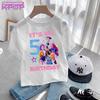 KPop Demon Hunters Children Clothing Fans Gift Birthday Number Girl 2025 Hot Movie Baby Tops Summer Short Sleeve Fashion T Shirt