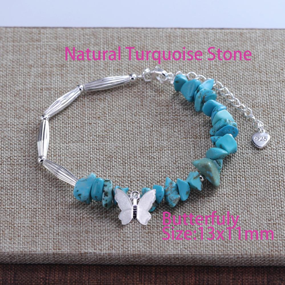 VENTFILLE 925 Sterling Silver Irregular Natural Pearls Letter Bracelet for Women Girl Bead Grace Lucky Jewelry Gift Dropshipping