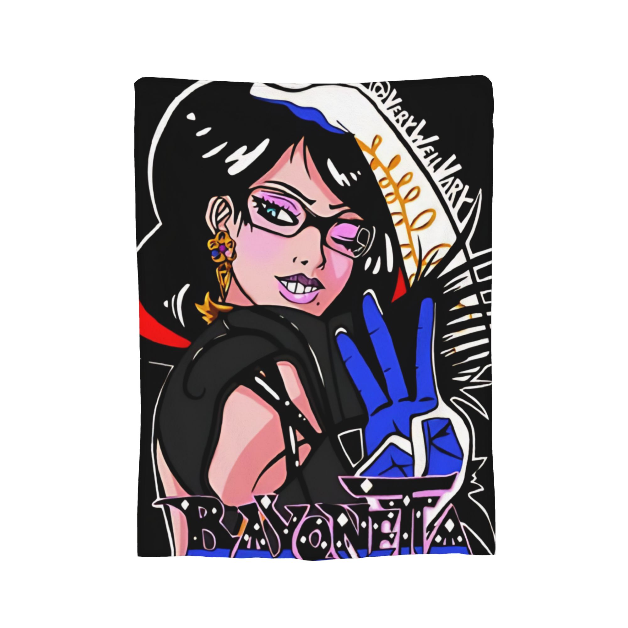 

The Witch 03 Bayonettas Flannel Blanket Creative Throw Blanket for Home 150*125cm Plush Thin Quilt, 150x200cm