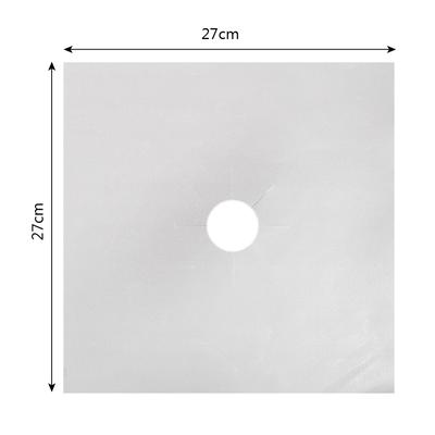 Gas Stove Burner Cover Liner Mat Home Kitchen Tools Reusable Gas Stove Protector Pad 6pcs 8pcs Glass Fiber Non Stick