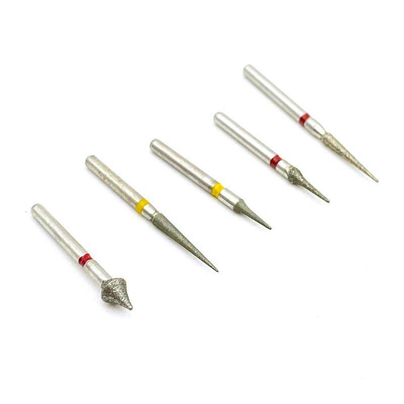 50pcs/10packs Dental Diamond Burs Drills Polishing Whitening Product for High Speed Handpiece Dental 1.6mm High Speed Burs