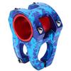LUNJE 31.8 35x35mm Aluminum Alloy Bicycle Bar Stem Hollow Cycling Short Handlebar StemPurple Blue