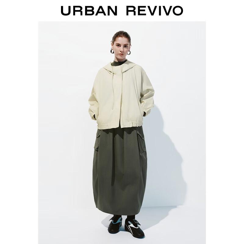 UR Women s Fall 2025 Oversized Hooded Cotton Jacket L (XL-XXL)