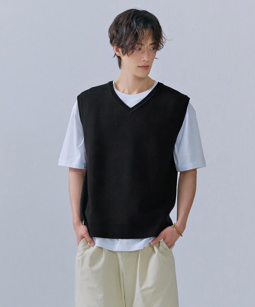 Chasecult Men'S V-Neck Vest-Cfrk7321C03