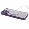 HRF Series for iPhone 13 Pro Max Case Electroplating TPU Magnetic Phone Cover Leopard Pattern