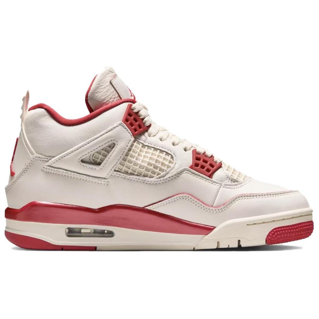 Jordan Air Jordan 4 Vintage Basketball Shoes Women's White Red HV0823-108