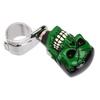 Skull Steering Wheel Knob Car Power Handle Spinner Knob Universal for Trucks Tractors Boats Black Hair Green Face