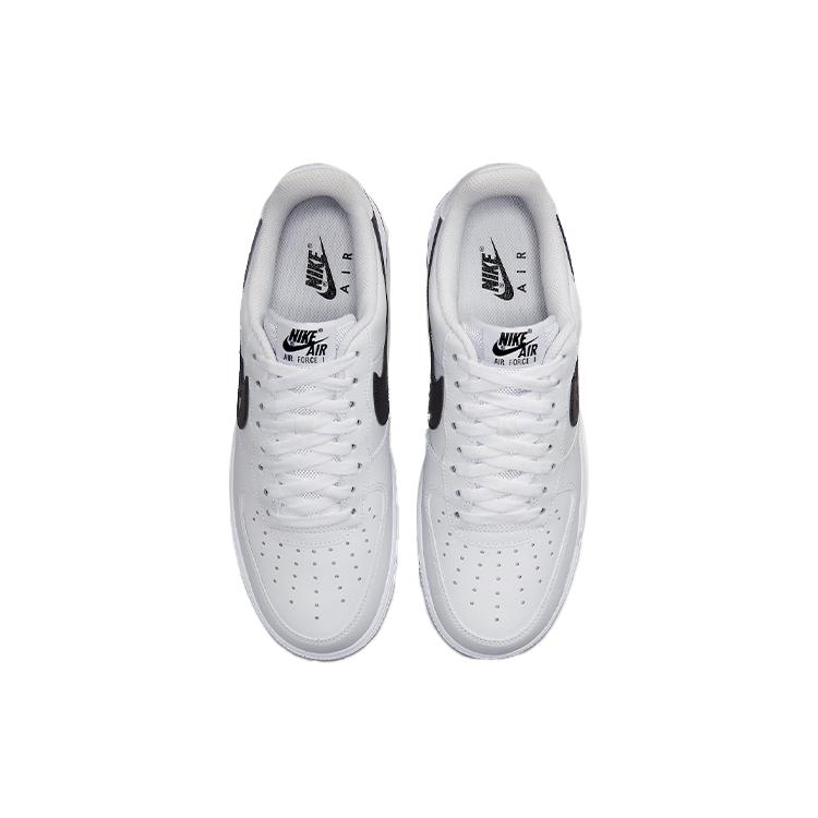 New Nike Air Force 1 Low '07 Fm Cut Out Swoosh White Black DR0143-101
