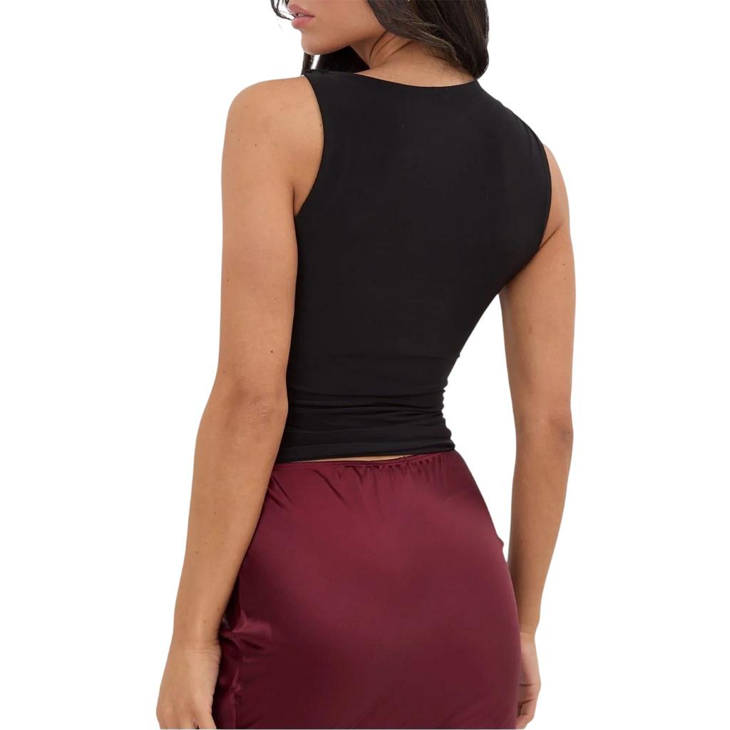 I Saw It First Womens/Ladies Fitted Sleeveless Vest Top