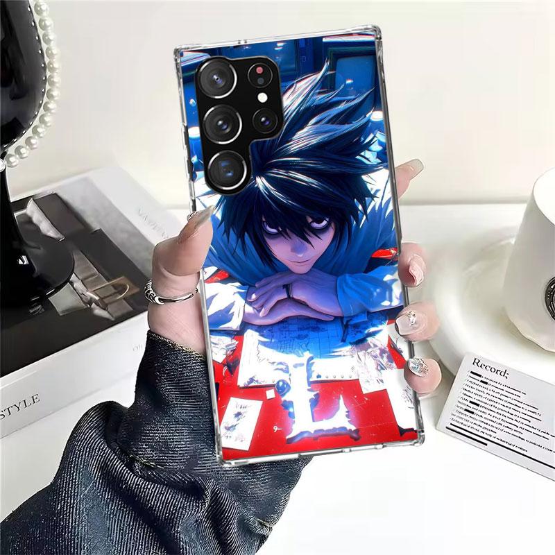 N-Note D-Death L Lawliet Soft Phone Case For Samsung Galaxy S22 S23 S24 S25 Edge S26 Ultra S20 FE S21 Plus + Fundas Coque Galaxy