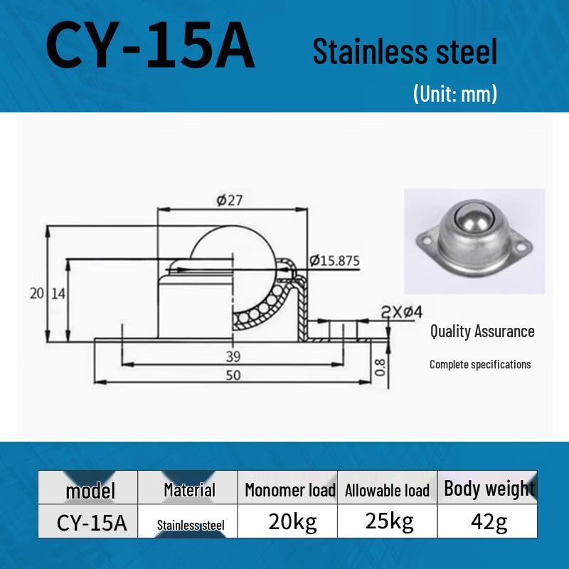 Langzhiwen CY-15A Universal Ball Transfer Unit