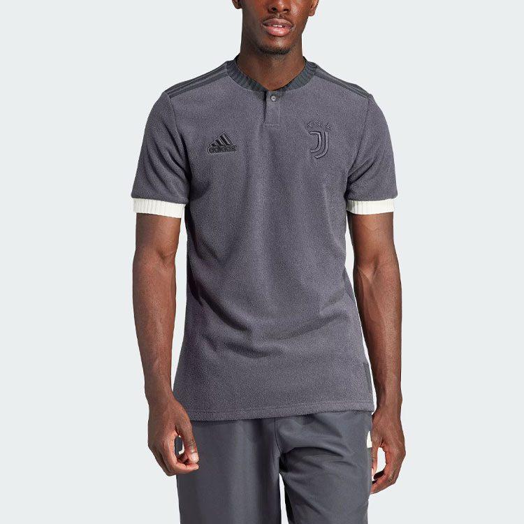 adidas Juventus Soccer Jerseys Men's Carbon Black Moderate Straight Fit IT8213
