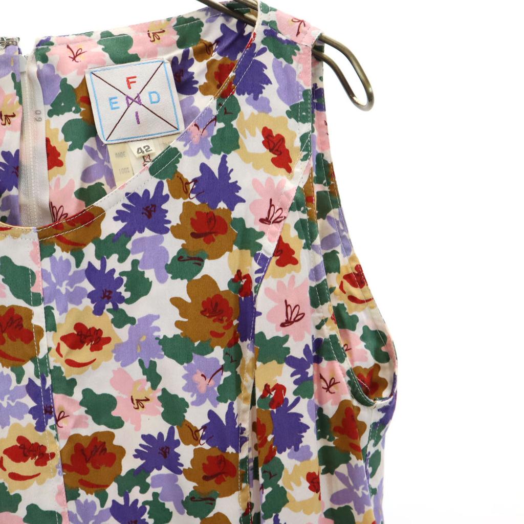 Fendi Vyrobeno v Itálii Bez rukávů komplet jednodílné 42 Fialová Dámské Použité