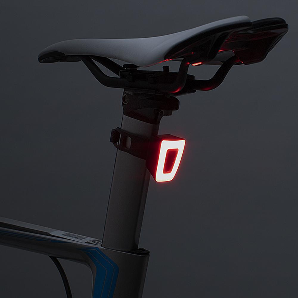 Bike Rear Light Rechargeable Waterproof Night Warn Hemlet Taillight
