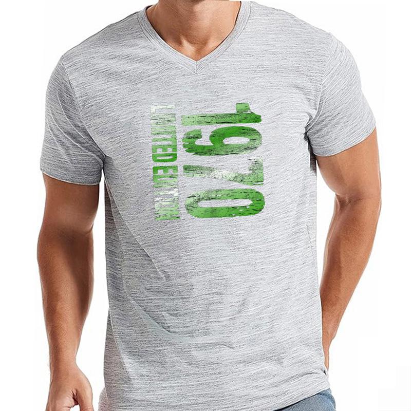 Limited Edition 1970 55th Birthday Born 1970 TShirt Couple Print on DeUnisexd Unisex Summer Streetwear Tops Camisas