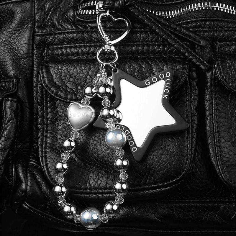 Kreativer Sternenspiegel-Taschenanhänger Stilvoller Und Einzigartiger Handyhüllen-Anhänger Neues Nischen-Design Schlüsselanhänger-Anhänger Exquisite Und Vielseitige Geschenke