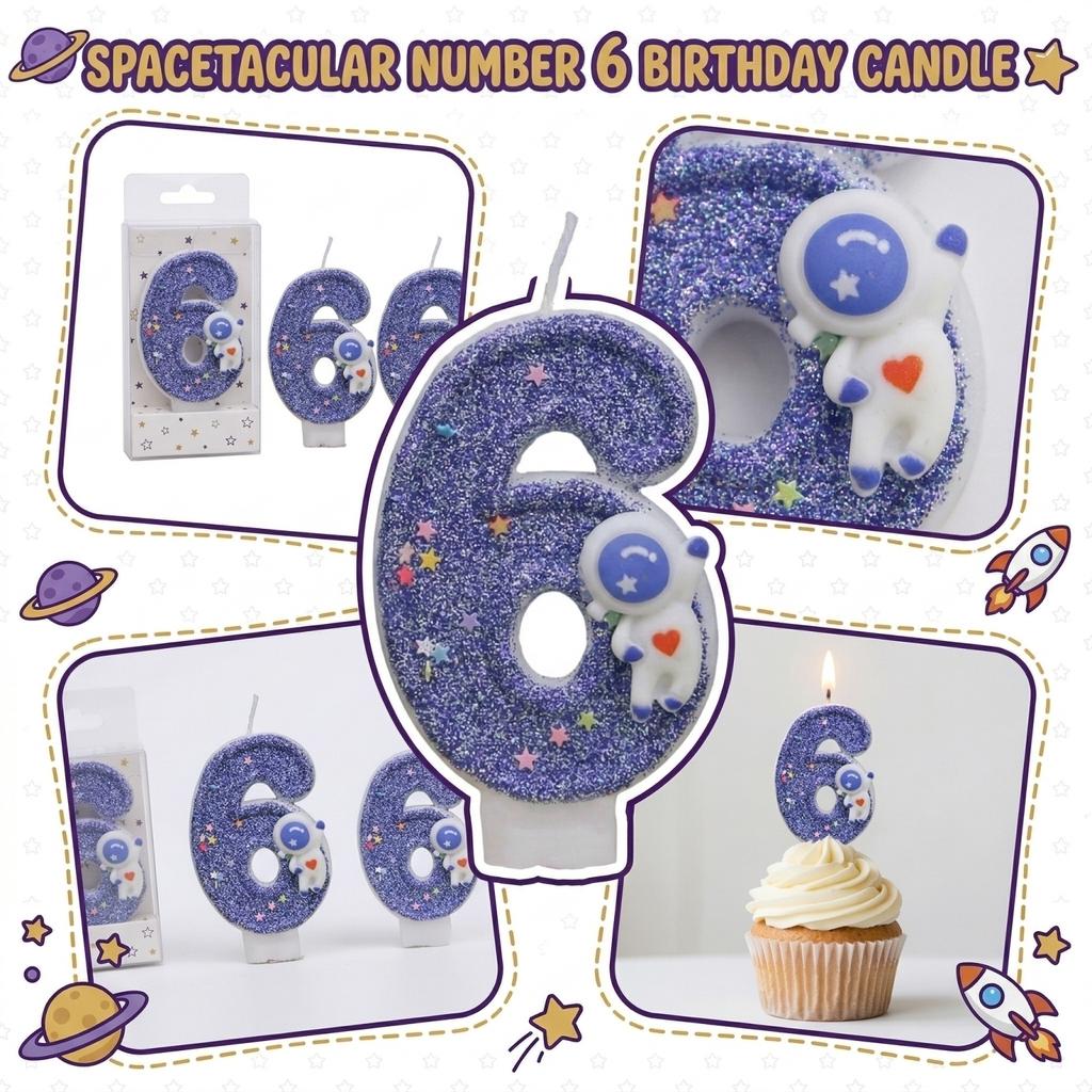 Fashion Cartoon Creative Birthday Candles Party Digital Candles