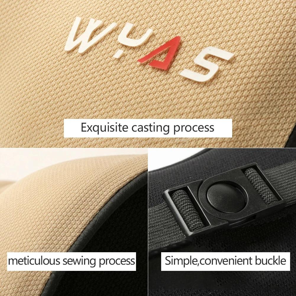 Car Driver Pillow Space Memory Foam Car Lumbar Support Back Cushion Car Seat Neck Pillow Washable Auto Pillow Cushion