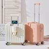 2025 Ultralight 18" Carry-on Suitcase: Fashionable Zipper Trolley for Students