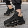 Men's High Top Sneakers Autumn Trend Comfort Wear-resistant Platform Casual Shoes Height Increase Lace Up Non Slip Running Shoes