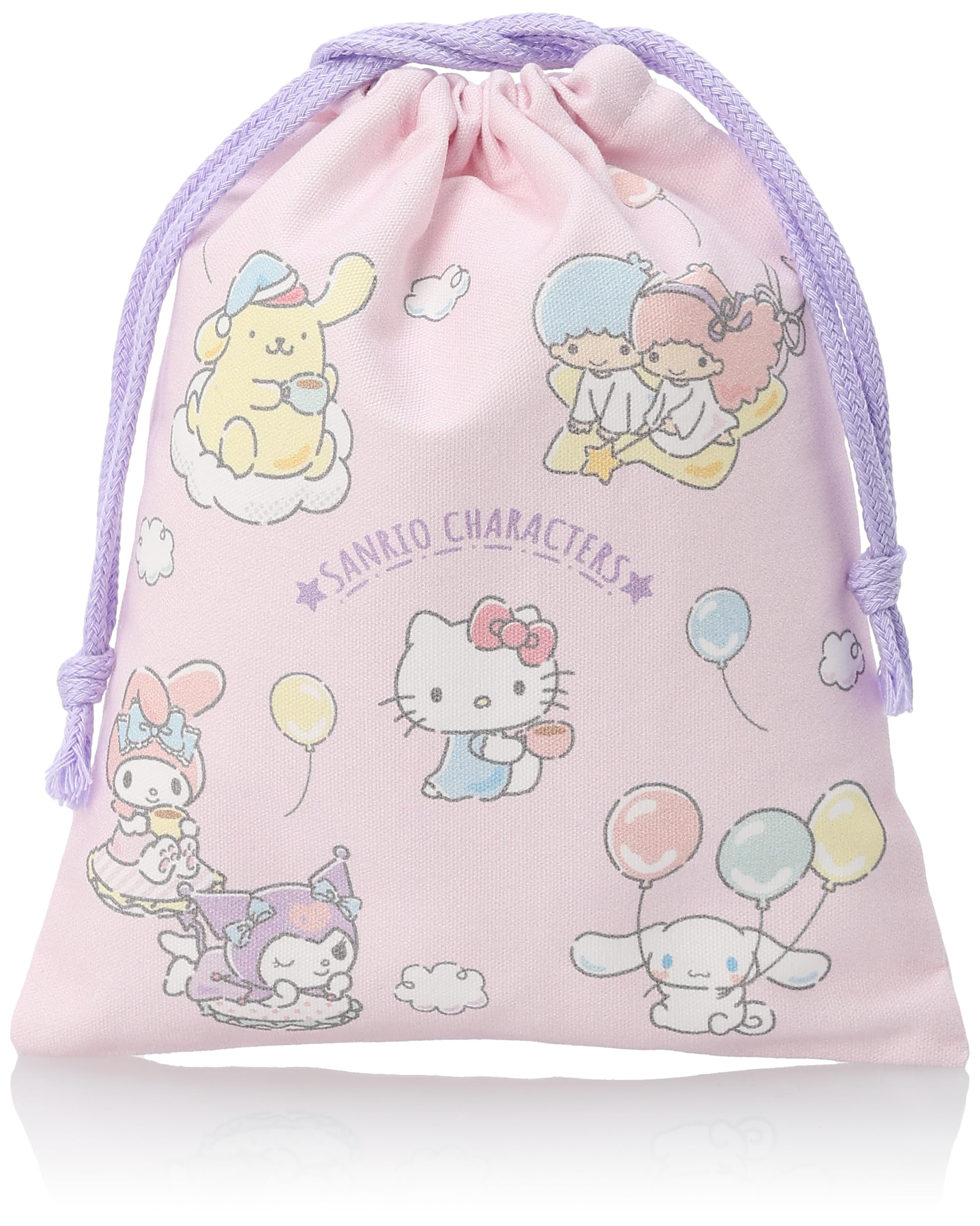 

Кошелек на шнурке S Kids HSC2650 розовый [персонажи Sanrio]