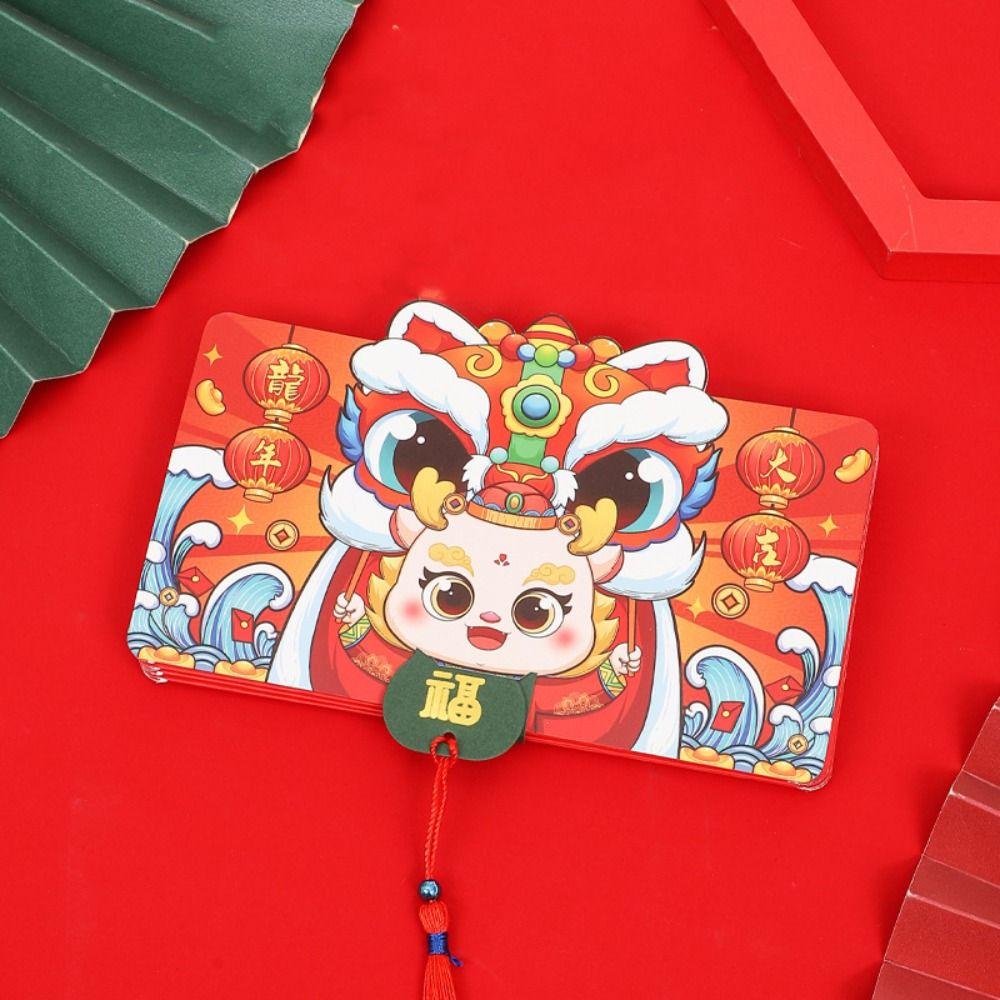 

Fodable Red Red Pocket Paper Luck Blessing Bag Traditional Folding Red Envelope Party Gifts
