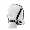 VaHppy Gag Máscaras Sexo Oral Jogos de Casal Role Play Cosplays Rainha Condicionamento Escravo de Cão PU Silicone Ossos de Cão Bolas de Sucção Argola O Bondage