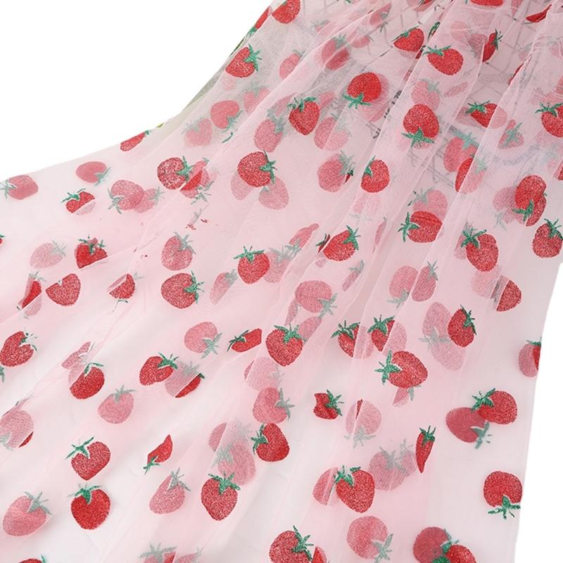 

Soft Breathable Nylon Mesh Fabric In Elegant Color for Craft Sewing and Decorations розовый