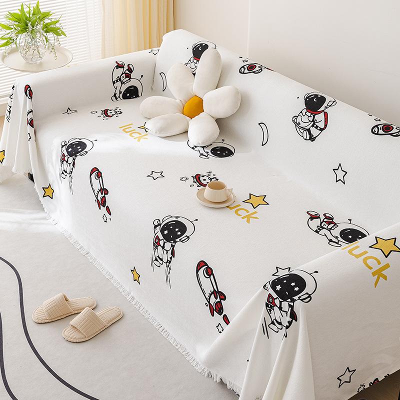 Chenille Sofa Towel Four Seasons Universal All-Inclusive Sofa Cover Dust Cover One Piece Sofa Cover Cloth Cushion