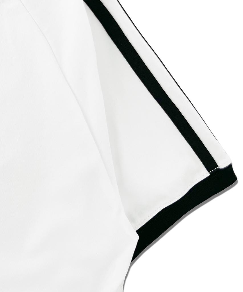 DISTN9NE Contrast Line Raglan Slim Short Sleeve Tee Lq2Tf242_White