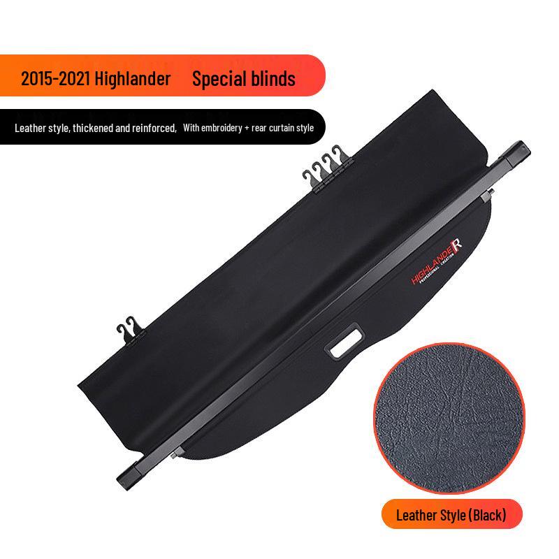 Compatible Rear Trunk Cargo Cover for Toyota RAV4 and Highlander
