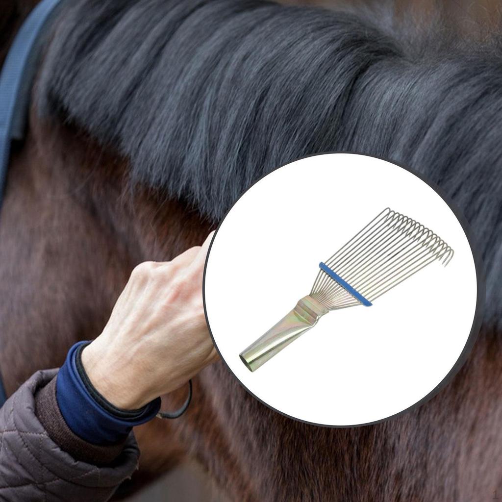 Horse Hair Grooming Comb ,Rake, Livestock Brush Rake, Versatile Bull Tool,
