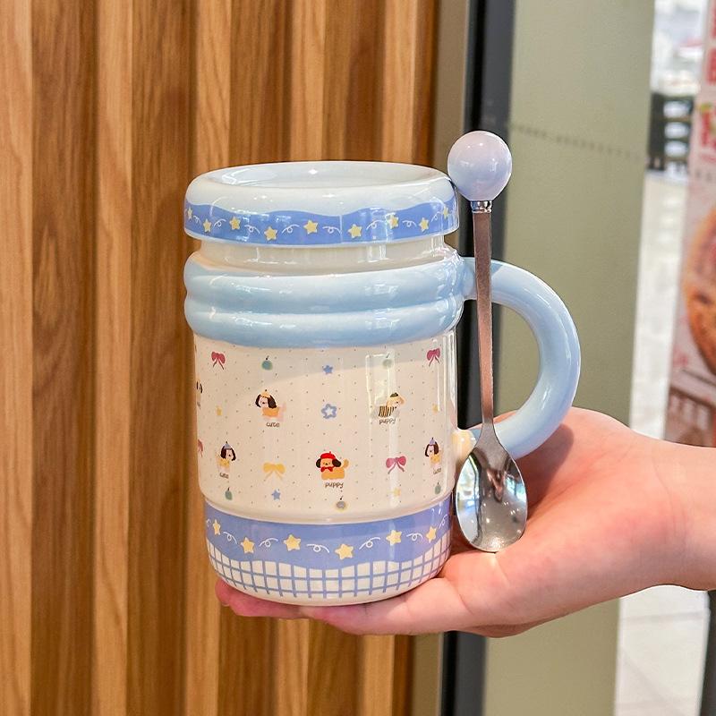 Narozeninové dárky pro spolužáky, učitele, vysoce hodnotné keramické hrnky s koťátkem, šálky na kávu a vodu a dárky