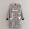 Custom Logo Long Sleeve Cotton Kitchen Apron - Women’s Restaurant & Household Cooking Waist Workwear