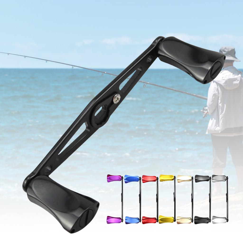 Fiskespöhandtag i aluminiumlegering Baitcasting Trollingrullar Vaggarm Lättvikts Fiskespö Rullar Reservdel