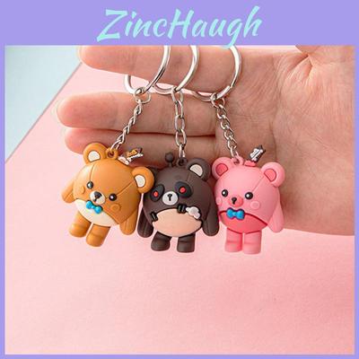 Cute Egg Party 3d Teddy Bear Keychain For Students And Backpacks