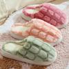 Couple cotton slippers winter 2025 new indoor home home home non-slip warm plush slippers
