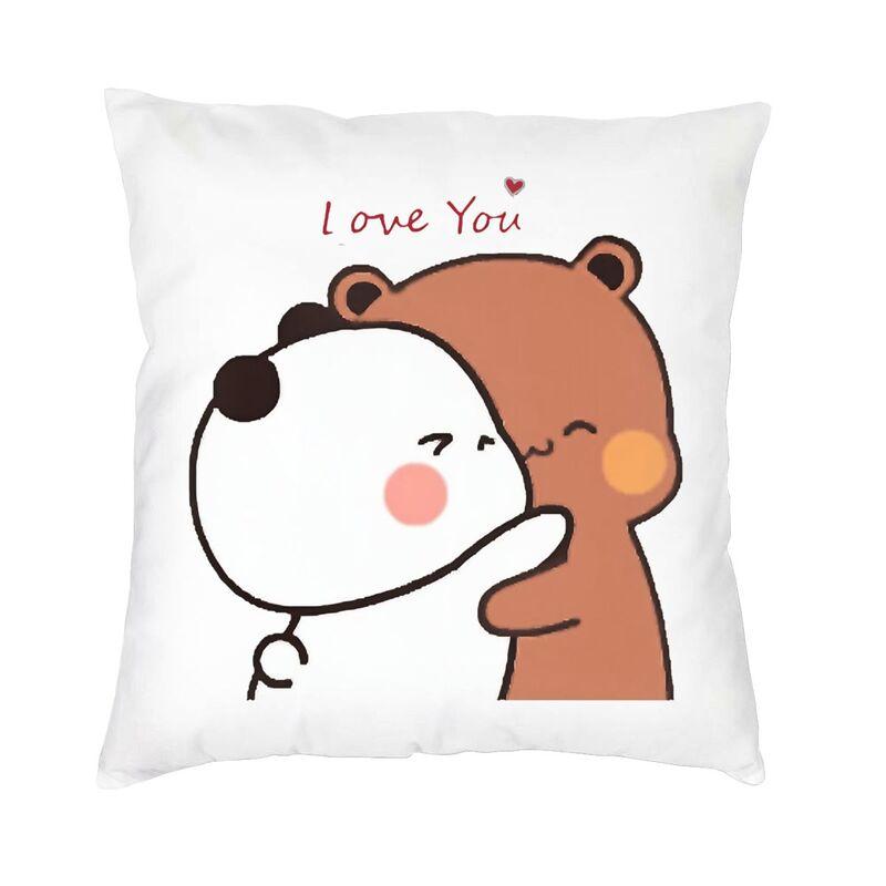 

Peach And Goma Mochi Cat Wake Up Cushion Cover 45x45 Decoration 3D Print Throw Pillow for Sofa Double Side 30x30cm 12x12in