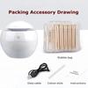 130ml Mini Portable Ultrasonic Air Humidifer Aroma Essential Oil Diffuser Usb Mist Maker Humidifiers For Home Table Mist Maker