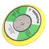 5 inch / 6 inch Backing Pad Flexible / PU 6 Hole Hook and Loop Backing Plate 5/16"-24 Thread Sander Pad
