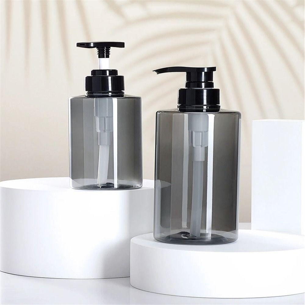 Plastic Pump Bottles 300/500ML Liquid Dispenser Containers Delicate Lotion Bottle  Conditioner