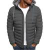 Autumn And Winter New Trendy American Thickened Sports Jacket Men's Outdoor Loose Casual Solid Color Hooded Jacket Large Size
