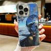 Warship Fighter Aircraft Carrier Soft Phone Case For iPhone 15 16 17 Air 14 Pro Max 16E Plus 13 12 Mini Plating Anti-Fall Fundas