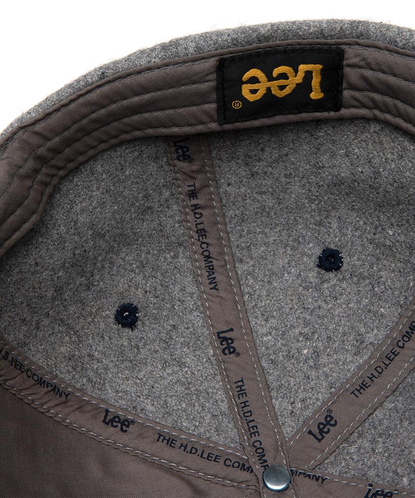 LEE Wool Soft Brim Cap Grey