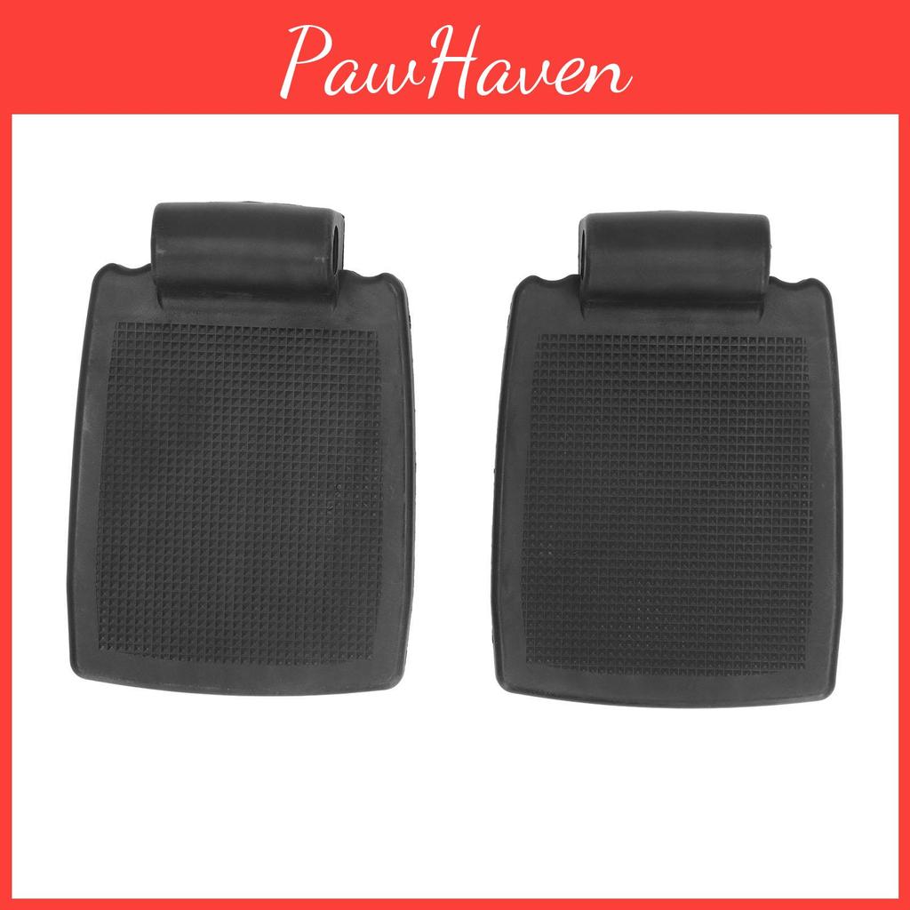 2pcs 19 Wheelchair Tube Footrest Elevating Legs Textured Surfaces Universal Foot Pedal Replacement